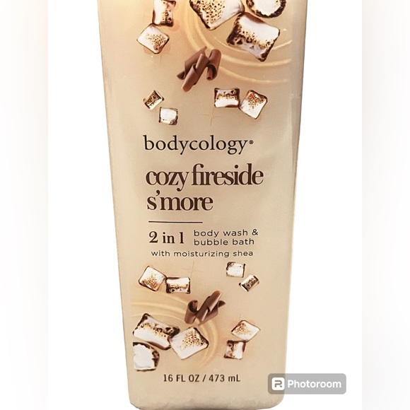 Bodycology Cozy Fireside S'mores 2 In 1 Body Wash And Bubble Bath 16 oz New - Picture 2 of 3
